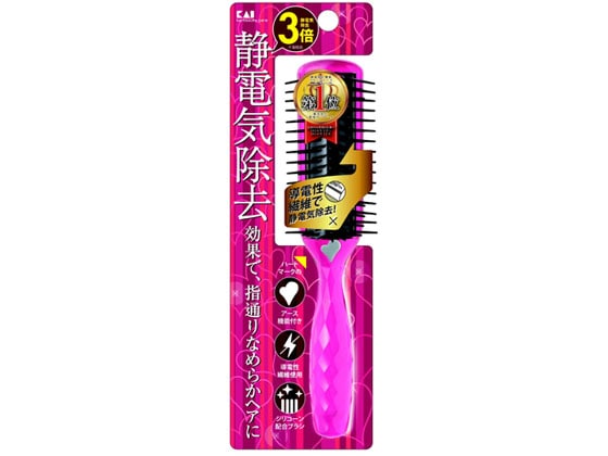 >貝印 KQ1170 静電防止 スタイリングブラシ L 1個（ご注文単位1個)【直送品】