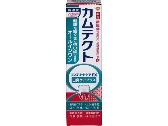 >グラクソスミスクライン カムテクト コンプリートケアEX 口臭ケアプラス 105g 1個（ご注文単位1個)【直送品】