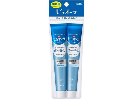 KAO 薬用ピュオーラクリーンミント 30g×2 1パック（ご注文単位1パック)【直送品】