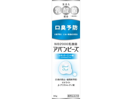 >わかもと製薬 アバンビーズ レギュラーミント味 80g 1個（ご注文単位1個)【直送品】