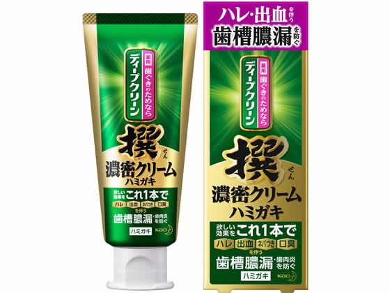 KAO ディープクリーン撰 濃密クリーム薬用ハミガキ 100g 1本（ご注文単位1本)【直送品】