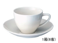 Studio-S アイボリートライアングルコーヒー碗皿 6客入 1セット（ご注文単位1セット)【直送品】