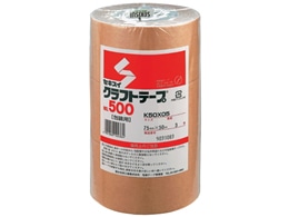 セキスイ クラフトテープ 75mm×50m 3巻 NO.500 1パック（ご注文単位1パック)【直送品】