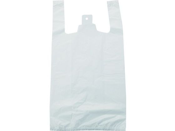 TRUSCO レジ袋 20／35号 430×340(215)mm 乳白 100枚 1袋（ご注文単位1袋)【直送品】
