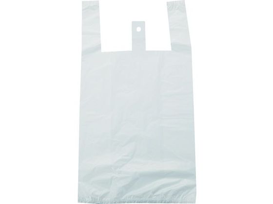 【直送品】TRUSCO レジ袋 8／25号 340×250(160)mm 乳白 100枚 1袋（ご注文単位1袋)