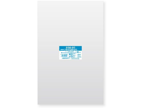 シモジマ ピュアパックS 厚0.03×380×600 50枚 1パック（ご注文単位1パック)【直送品】