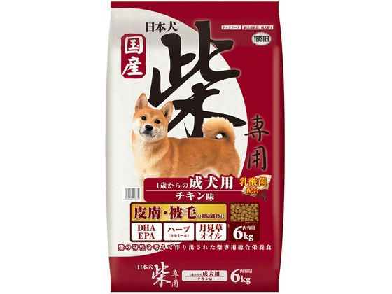 イースター 日本犬 柴専用 1歳からの成犬用 チキン味 6kg 1個（ご注文単位1個)【直送品】