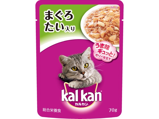 マース カルカン パウチ 1歳から まぐろたい入り70g KWP2 1袋（ご注文単位1袋)【直送品】