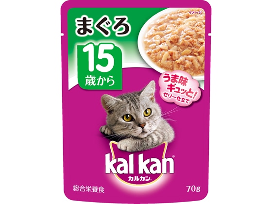 マース カルカン パウチ 15歳から まぐろ 70g KWP52 1袋（ご注文単位1袋)【直送品】