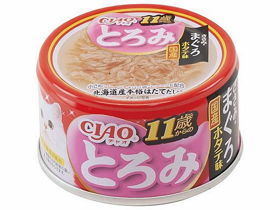 いなば CIAOとろみ11歳からのささみ・まぐろ ホタテ A-46 1缶（ご注文単位1缶)【直送品】