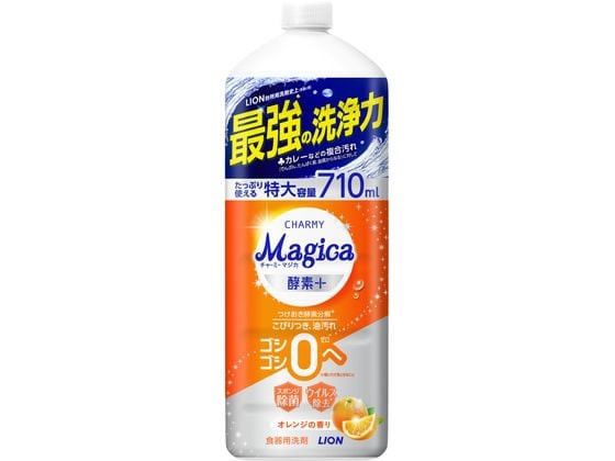 ライオン Magica 酵素+ オレンジの香り 詰替 特大 710ml 1個（ご注文単位1個）【直送品】