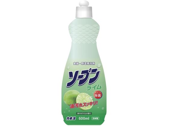 >カネヨ石鹸 ソープン ライム 本体 600ml 1本（ご注文単位1本）【直送品】