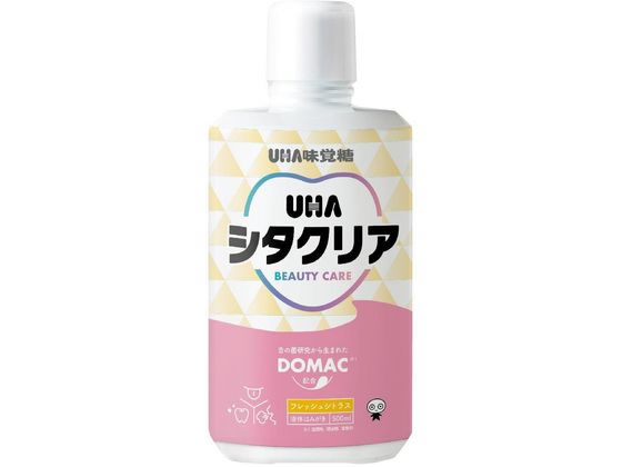 >UHA味覚糖 UHAシタクリア 液体はみがき フレッシュシトラス 500ml 1個（ご注文単位1個）【直送品】