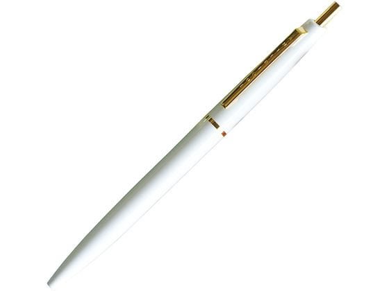 アンテリック 油性ボールペン 0.5mm スノーホワイト BP1-SW 1本（ご注文単位1本）【直送品】