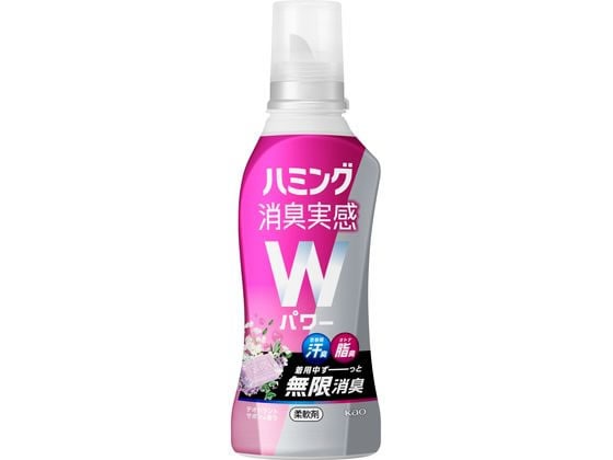 KAO ハミング消臭実感Wパワー サボンの香り 本体 510mL 1本（ご注文単位1本）【直送品】