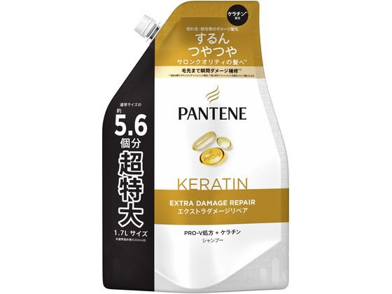 P&G パンテーン エクストラダメージケア シャンプー 替 1700mL 1個（ご注文単位1個）【直送品】