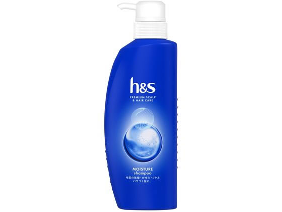 >P&G h&s モイスチャー シャンプー ポンプ 350mL 1本（ご注文単位1本）【直送品】