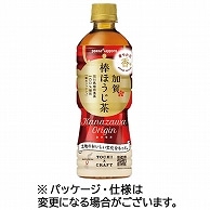 ポッカサッポロ 加賀 棒ほうじ茶 525ml ペットボトル 48本/箱 ※軽（ご注文単位1箱）【直送品】