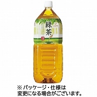 富永貿易 神戸居留地 緑茶 2L ペットボトル 6本/箱 ※軽（ご注文単位1箱）【直送品】