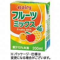 南日本酪農協同 デーリィ フルーツミックス 200ml 紙パック 24本/箱 ※軽（ご注文単位1箱）【直送品】