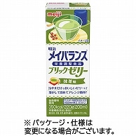 明治 メイバランスブリックゼリー 抹茶味 220g 24本/袋 ※軽（ご注文単位1袋）【直送品】