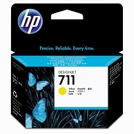 HP HP711 インクカートリッジ イエロー 29ml 染料系 CZ132A 1個（ご注文単位1個）【直送品】