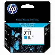 HP HP711 インクカートリッジ シアン 29ml 染料系 CZ130A 1個（ご注文単位1個）【直送品】