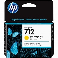 HP HP712 インクカートリッジ イエロー 29ml 3ED69A 1個（ご注文単位1個）【直送品】