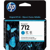 HP HP712 インクカートリッジ シアン 29ml 3ED67A 1個（ご注文単位1個）【直送品】