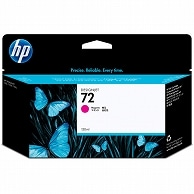 HP HP72 インクカートリッジ マゼンタ 130ml 染料系 C9372A 1個（ご注文単位1個）【直送品】