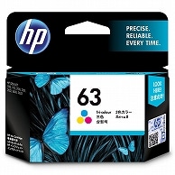 HP HP63 インクカートリッジ 3色カラー F6U61AA 1個（ご注文単位1個）【直送品】