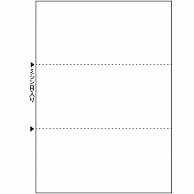 TANOSEE マルチプリンタ帳票(スーパーエコノミー) A4 白紙 3面 100枚 5冊/箱（ご注文単位1箱）【直送品】