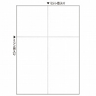 TANOSEE マルチプリンタ帳票(スーパーエコノミー) A4 白紙 EIAJ対応 100枚/冊（ご注文単位1冊）【直送品】