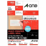 エーワン パソコン&ワープロラベルシール［兼用］ マット紙・ホワイト A4 NECタイプ3列用 18面 70×42.3mm 上下余白付 28186 100枚/冊（ご注文単位1冊）【直送品】