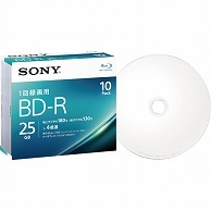 ソニー 録画用BD-R 130分 1-4倍速 ホワイトワイドプリンタブル 5mmスリムケース 10BNR1VJPS4 10枚/袋（ご注文単位1袋）【直送品】