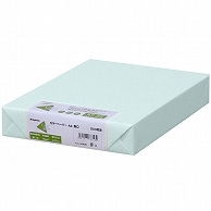 長門屋商店 Color Paper A4 厚口 水 ナ-3360 500枚/冊（ご注文単位1冊）【直送品】