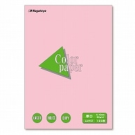 長門屋商店 Color Paper A4 厚口 桃 ナ-3321 100枚/冊（ご注文単位1冊）【直送品】