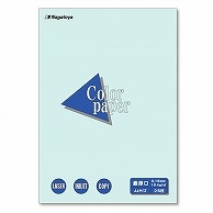 長門屋商店 Color Paper A4 最厚口 水 ナ-3510 25枚/冊（ご注文単位1冊）【直送品】