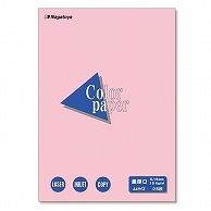 長門屋商店 Color Paper A4 最厚口 桃 ナ-3521 25枚/冊（ご注文単位1冊）【直送品】