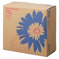 TANOSEE ゴミ袋 コンパクト 乳白半透明 70L BOXタイプ 110枚/箱（ご注文単位1箱）【直送品】