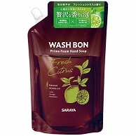 サラヤ ウォシュボン プライムフォーム フレッシュシトラス つめかえ用 500ml 1個（ご注文単位1個）【直送品】