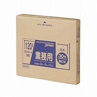 ジャパックス 業務用ダストカート用ゴミ袋 透明 120L BOXタイプ DKB93 30枚/箱（ご注文単位1箱）【直送品】