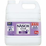 ライオン NANOX one ニオイ専用 つめかえ用 業務用 4kg 1本（ご注文単位1本）【直送品】