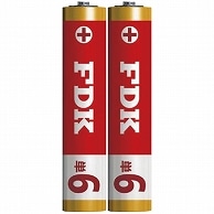 FDK アルカリ乾電池 単6形 LR8D425F(2S) 2本/袋（ご注文単位1袋）【直送品】