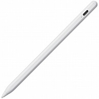 サンワサプライ ハイブリッド充電式極細タッチペン(iPad&汎用モード切替え可) ホワイト PDA-PEN58W 1本（ご注文単位1本）【直送品】