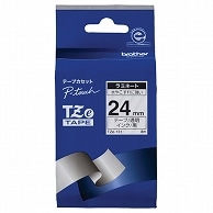 >ブラザー ピータッチ TZeテープ ラミネートテープ 24mm 透明/黒文字 TZE-151 1個（ご注文単位1個）【直送品】