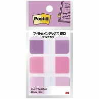 3M ポスト・イット フィルムインデックス 厚口 マルチカラー7 40×18mm 686MC-7 3冊/袋（ご注文単位1袋）【直送品】