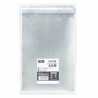 TANOSEE OPP袋 フタ・テープ付 A5用 160×220＋40mm 1000枚/箱（ご注文単位1箱）【直送品】