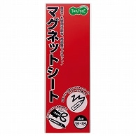 TANOSEE マグネットカラーシート レギュラー 300×100×0.8mm 赤 10枚/セット（ご注文単位1セット）【直送品】