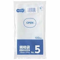 TANOSEE 規格袋 5号 0.03×100×190mm 100枚/袋（ご注文単位1袋）【直送品】